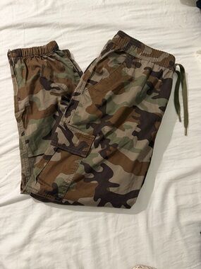 Polo by Ralph Lauren women’s Camo Track Jogger Pants - Green/Brown/Black SZ: M